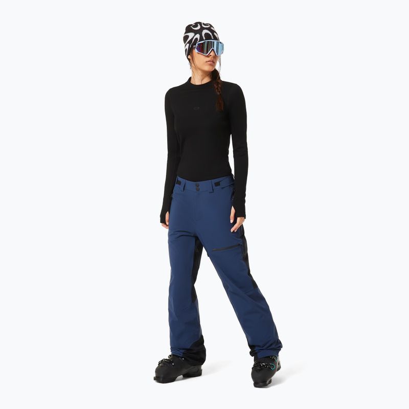 Damen-Funktions-Longsleeve Oakley Spruce Wool Base Layer blackout 2