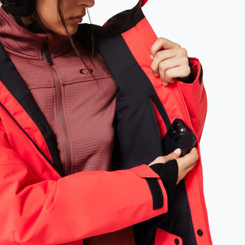 Damen-Skijacke Oakley Canopy Insulated hibiscus red 9