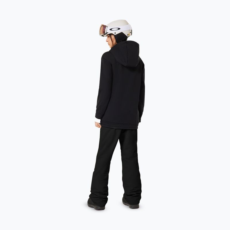 Damen Softshell-Hoodie Oakley TNP Nose Grab Softshell Hoodie blackout/white 3