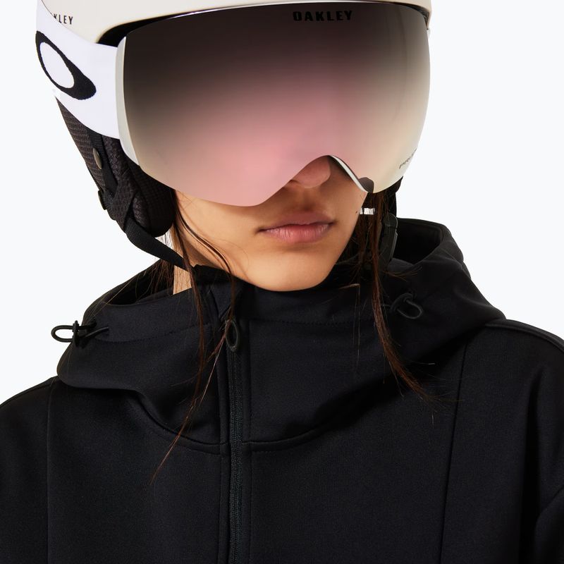 Damen Softshell-Hoodie Oakley TNP Nose Grab Softshell Hoodie blackout/white 5