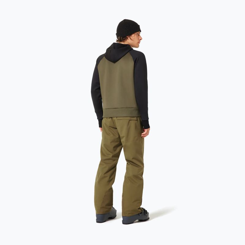 Herren Snowboard-Hoodie Oakley Sierra DWR Fleece Hoody 2.0 army green 3