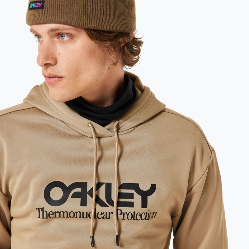 Herren Snowboard-Hoodie Oakley Rider Long 2.0 Hoodie pebble 5