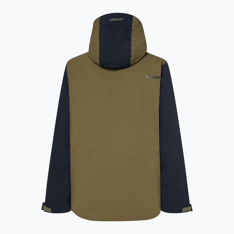 Herren Snowboardjacke Oakley TNP TBT Isulated Anorak Army Green 10