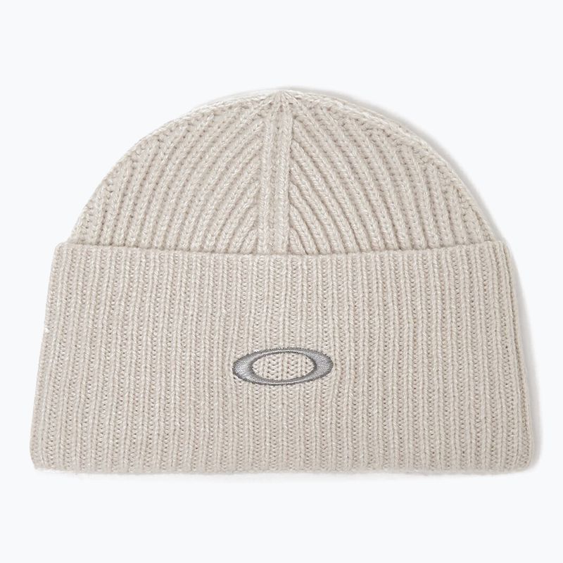 Wintermütze Oakley Ellipse Ribbed Beanie mist/cement