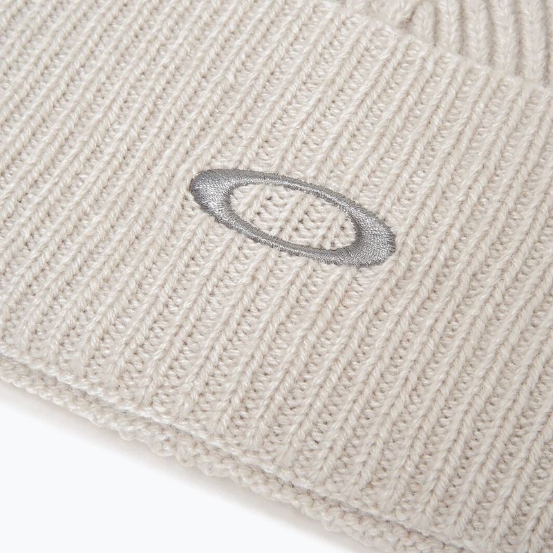 Wintermütze Oakley Ellipse Ribbed Beanie mist/cement 3