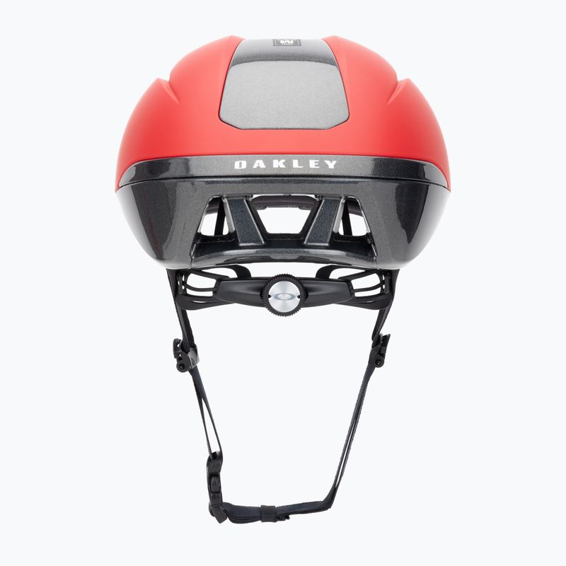 Fahrradhelm Oakley Velo Stelvio EU black/red pro 4