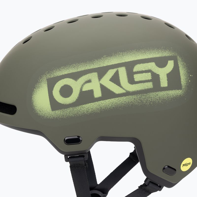 Helm Oakley Street1 EU Matte dark brush stencil 7