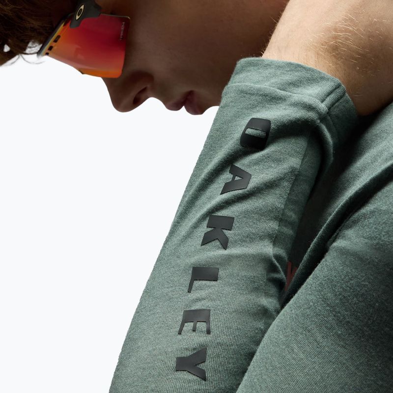 Herren-Radlongsleeve Oakley Seeker Flow LS74O aviator green 4