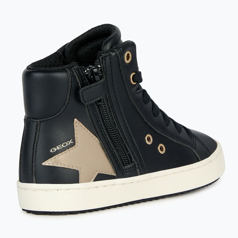 Geox Kalispera schwarz/platin Kinderschuhe