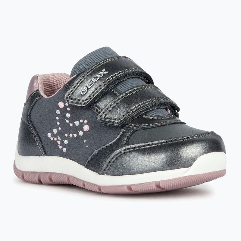 Geox Heira Kinderschuhe dunkelgrau/dunkelrosa