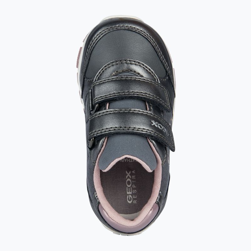 Geox Heira Kinderschuhe dunkelgrau/dunkelrosa