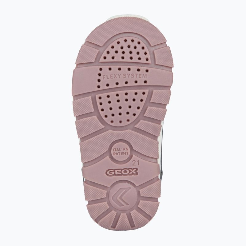 Geox Heira Kinderschuhe dunkelgrau/dunkelrosa