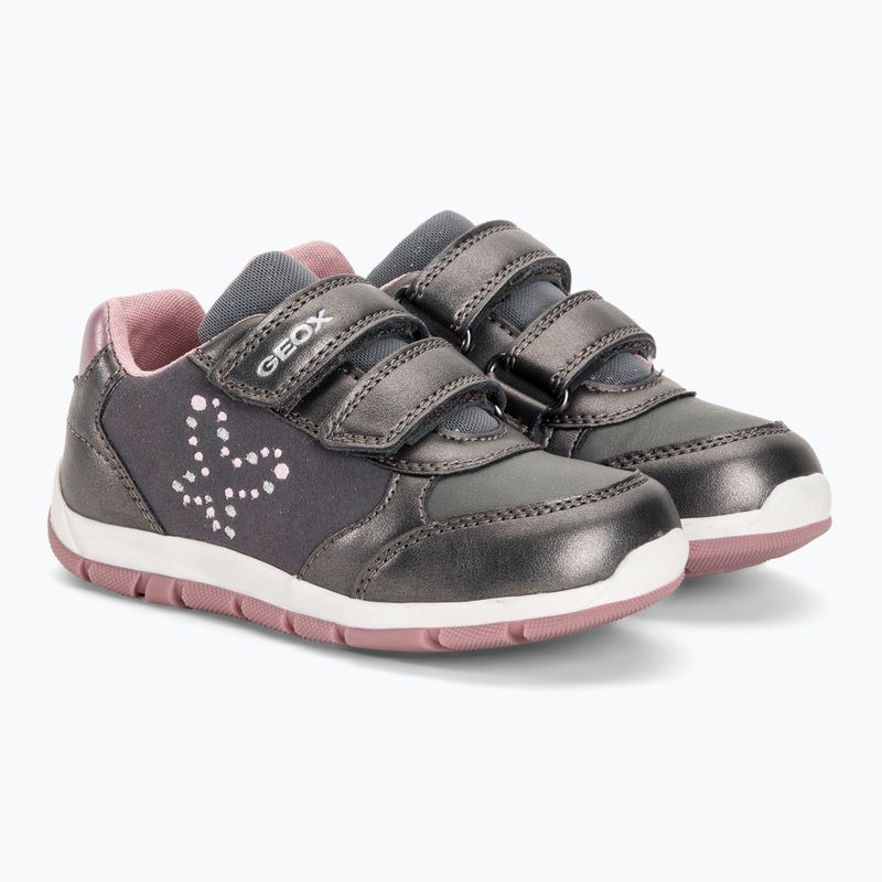 Geox Heira Kinderschuhe dunkelgrau/dunkelrosa