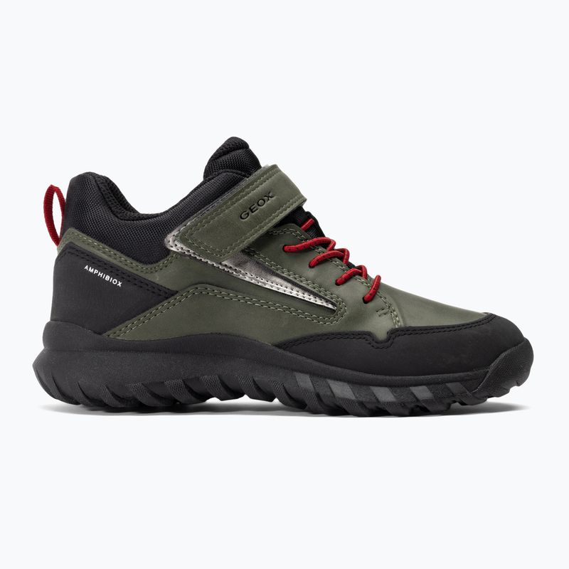 Geox Simbyos Abx Junior Schuhe dunkelgrün/rot 2