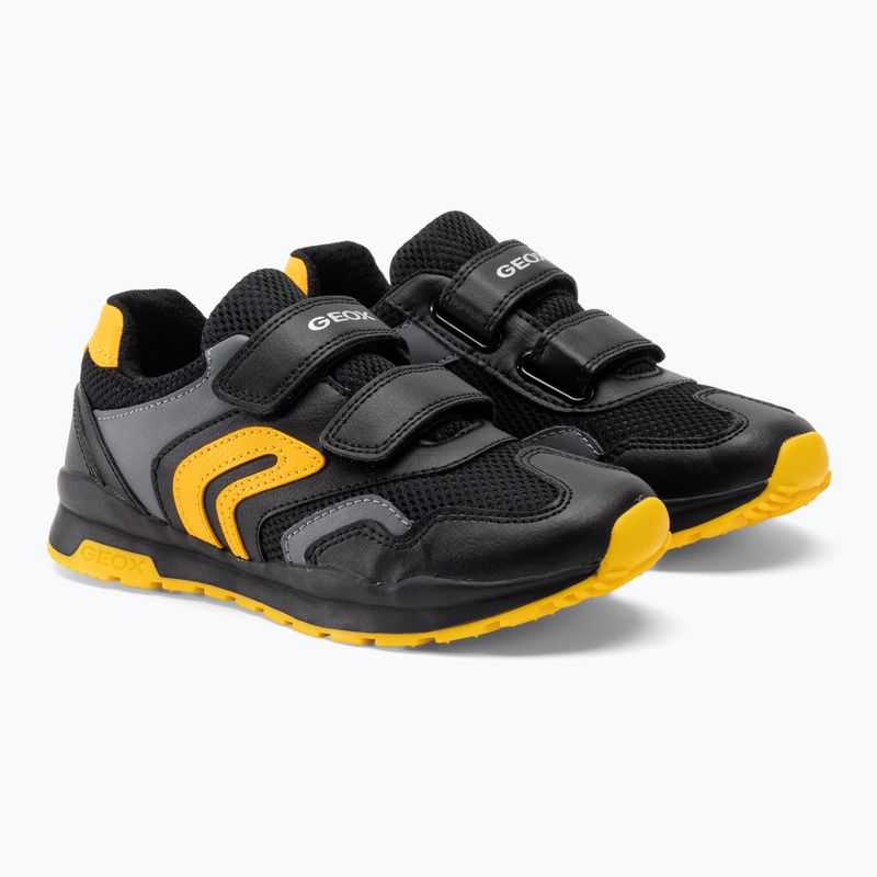 Geox Pavel schwarz/gold Kinderschuhe