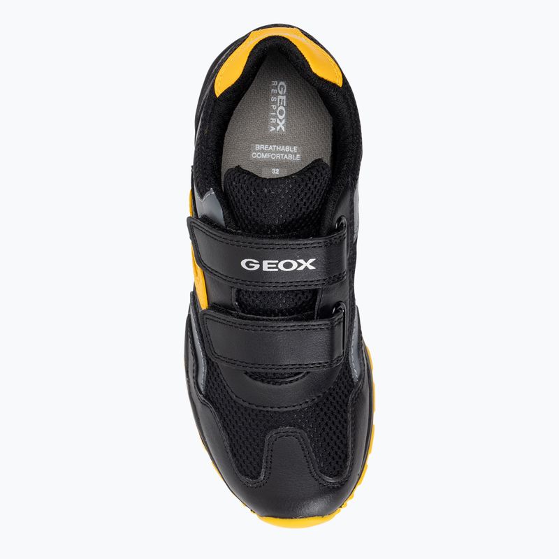 Geox Pavel schwarz/gold Kinderschuhe