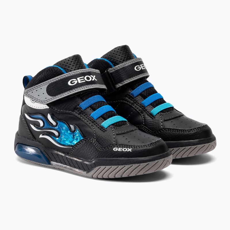 Geox Inek Kinderschuhe schwarz/blau 4