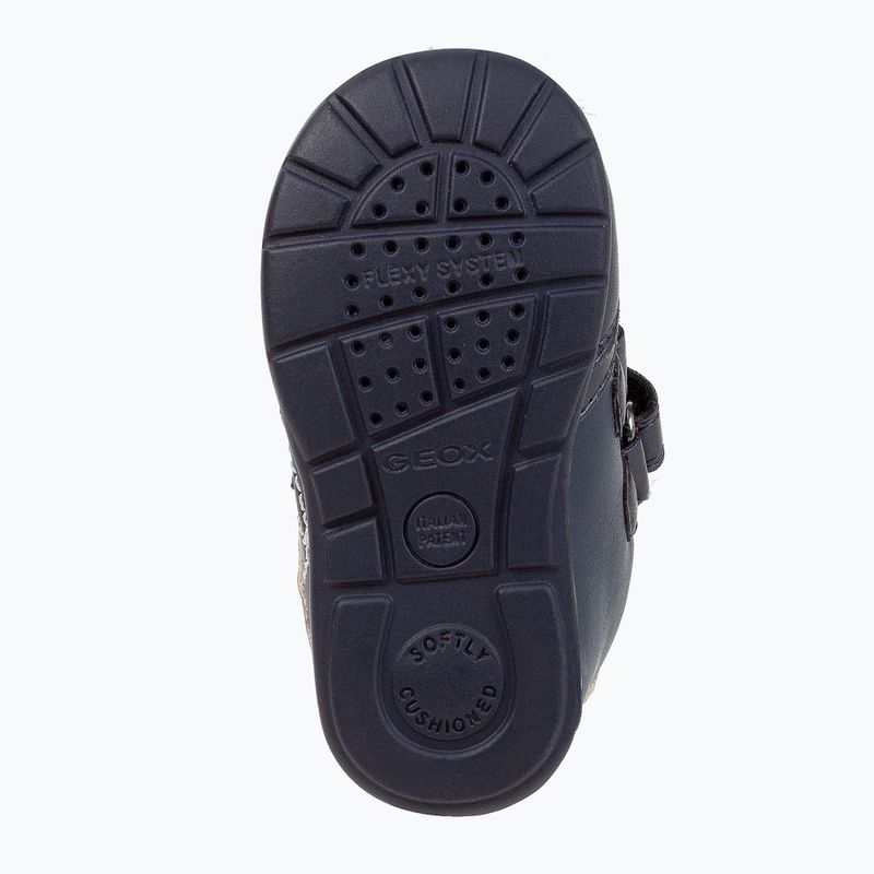 Geox Elthan navy/dunkelsilber Kinderschuhe 12