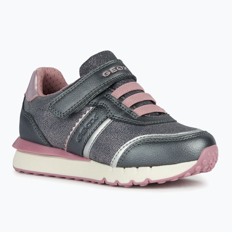 Geox Fastics Kinderschuhe grau/altrosa 7