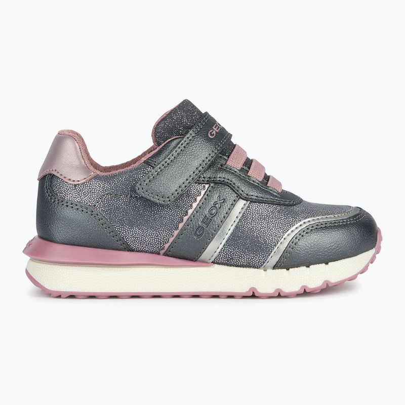 Geox Fastics Kinderschuhe grau/altrosa 8