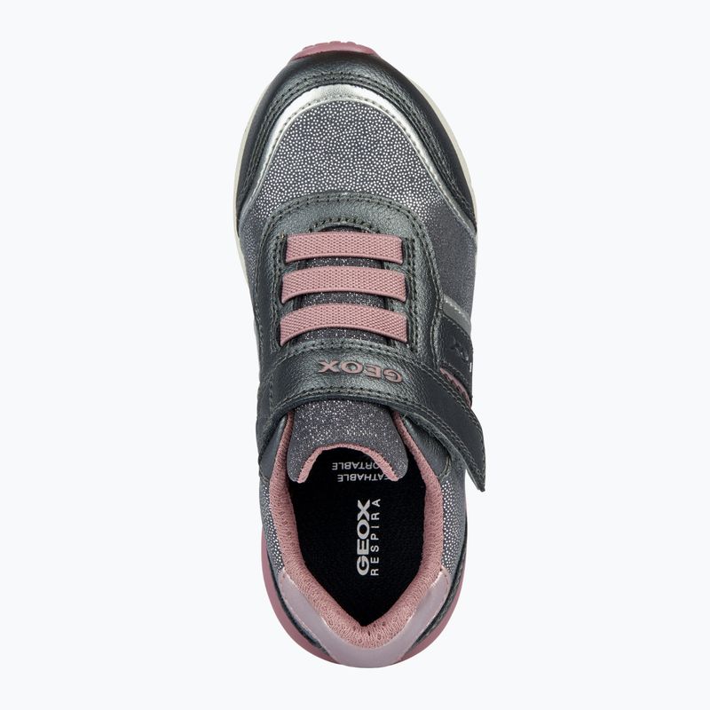 Geox Fastics Kinderschuhe grau/altrosa 11