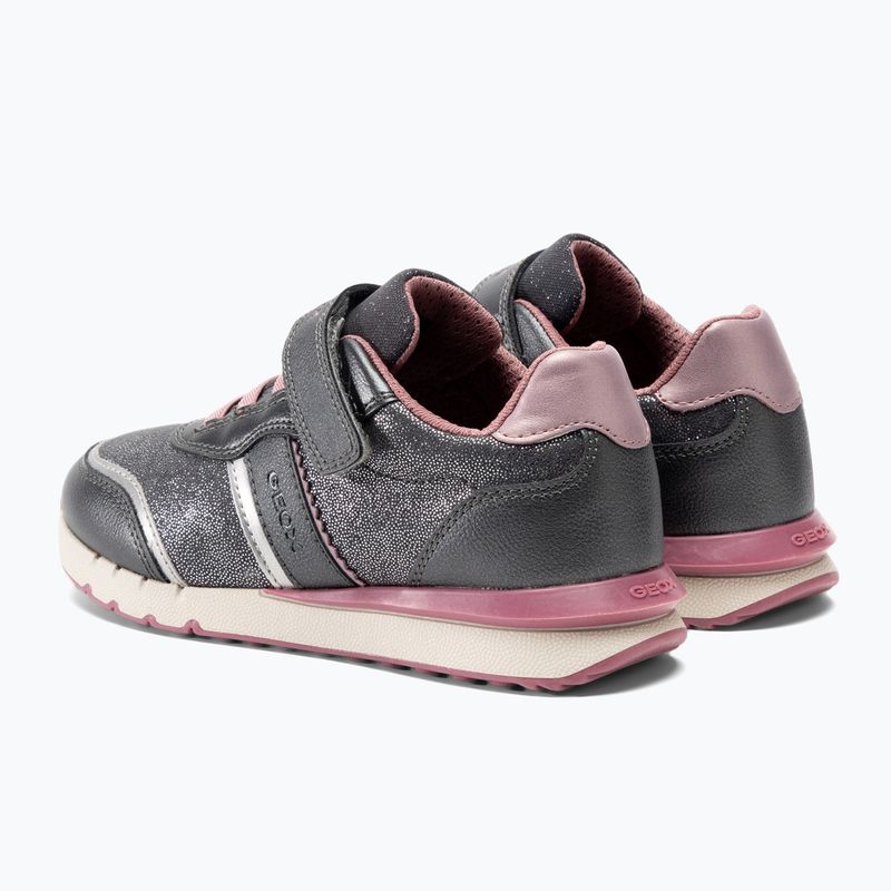 Geox Fastics Kinderschuhe grau/altrosa 3