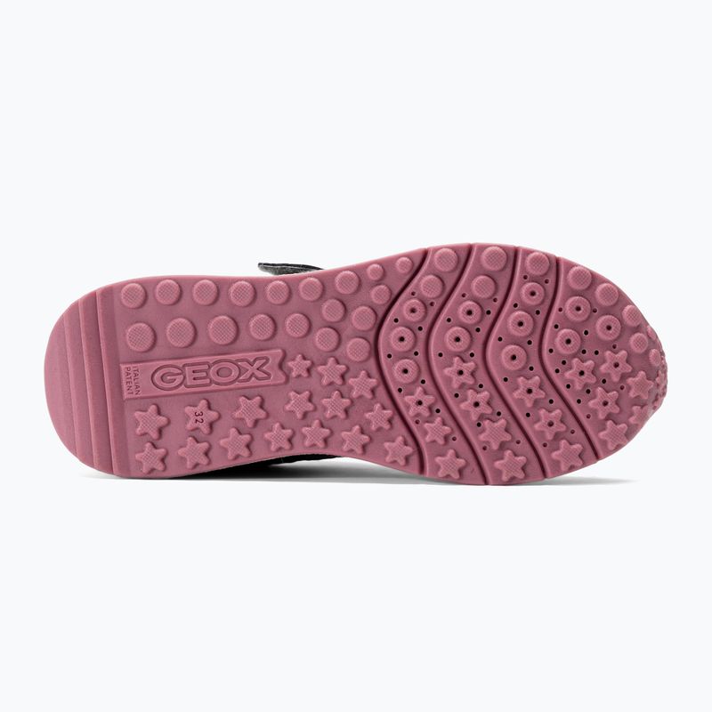 Geox Fastics Kinderschuhe grau/altrosa 5