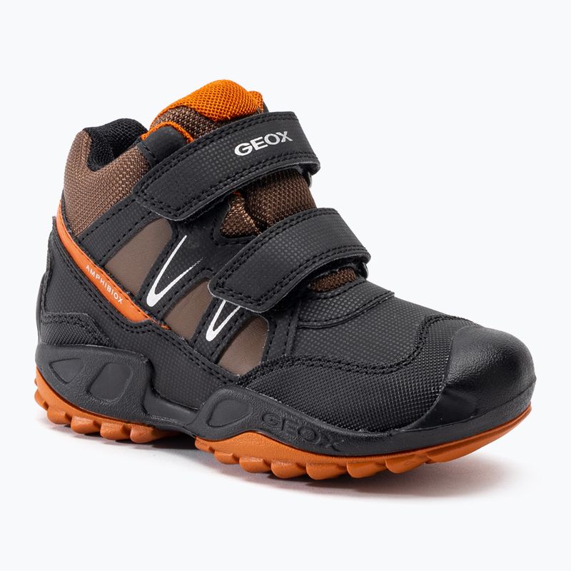 Geox New Savage Abx Junior Schuhe schwarz/dunkelorange