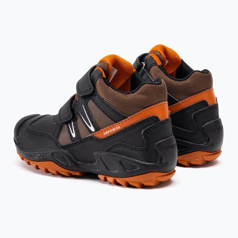 Geox New Savage Abx Junior Schuhe schwarz/dunkelorange 3