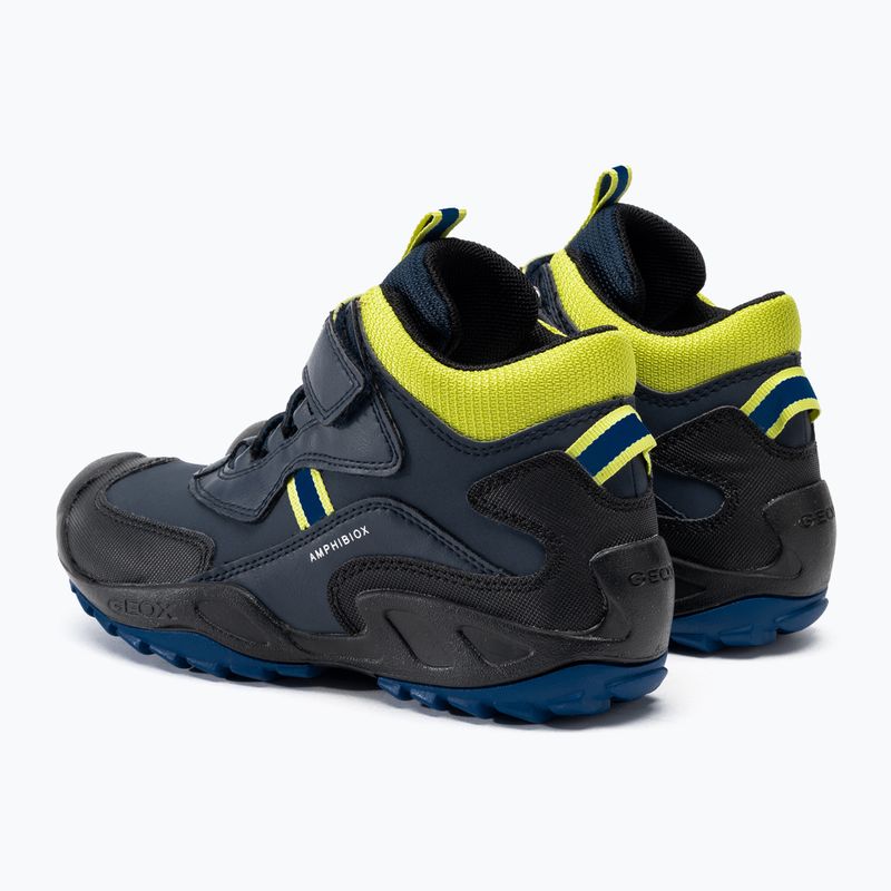 Geox Junior Schuhe New Savage Abx navy/lime grün 3