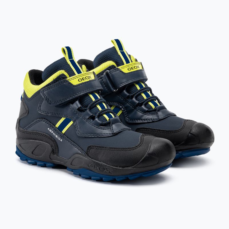 Geox Junior Schuhe New Savage Abx navy/lime grün 4
