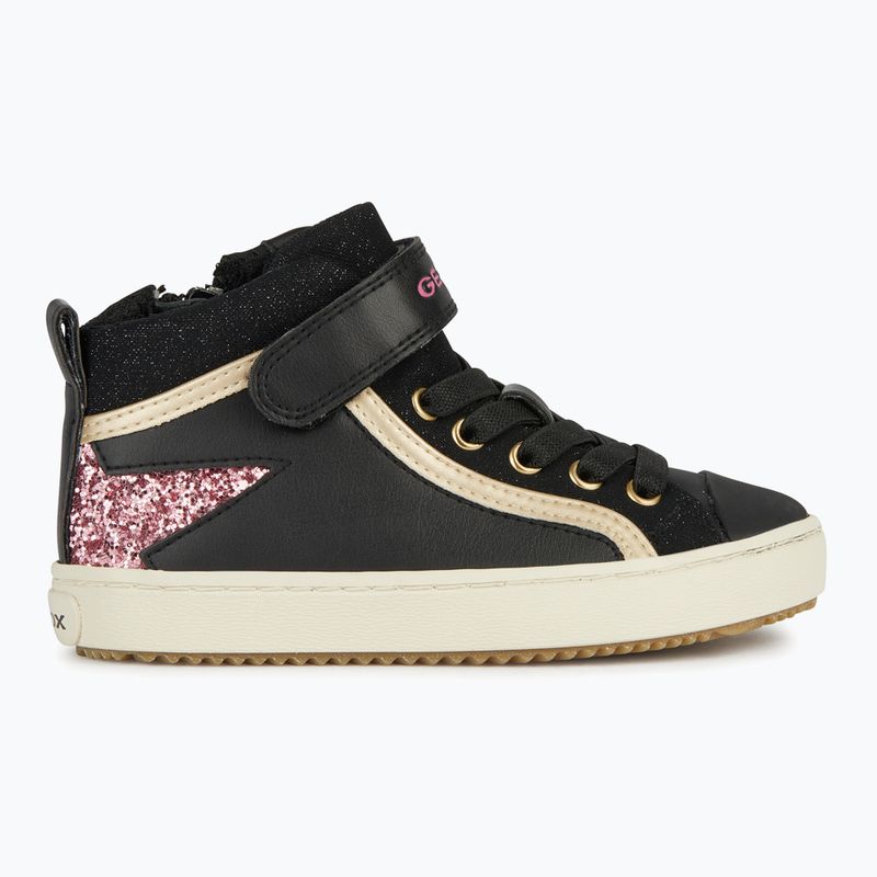 Geox Kalispera schwarz/dunkelrosa Kinderschuhe