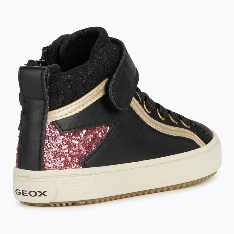 Geox Kalispera schwarz/dunkelrosa Kinderschuhe