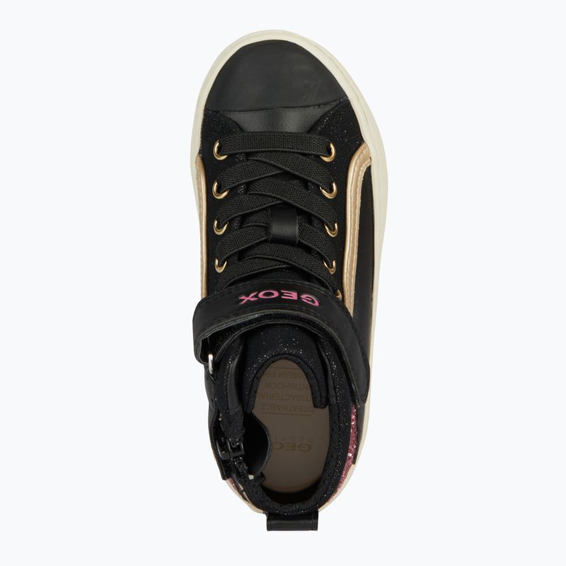 Geox Kalispera schwarz/dunkelrosa Kinderschuhe
