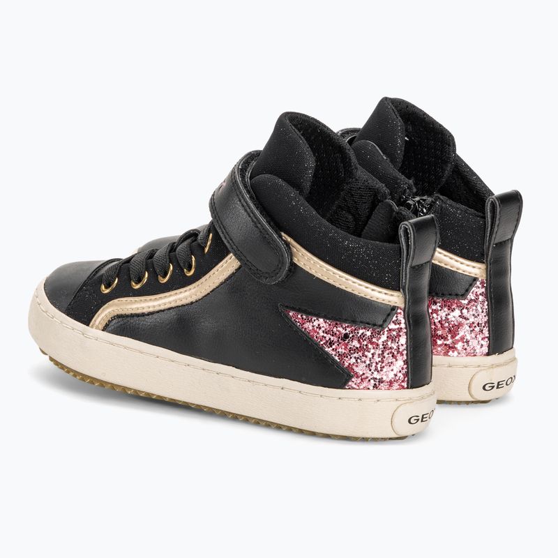 Geox Kalispera schwarz/dunkelrosa Kinderschuhe
