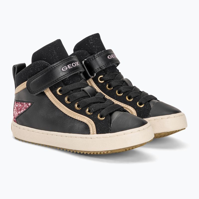 Geox Kalispera schwarz/dunkelrosa Kinderschuhe