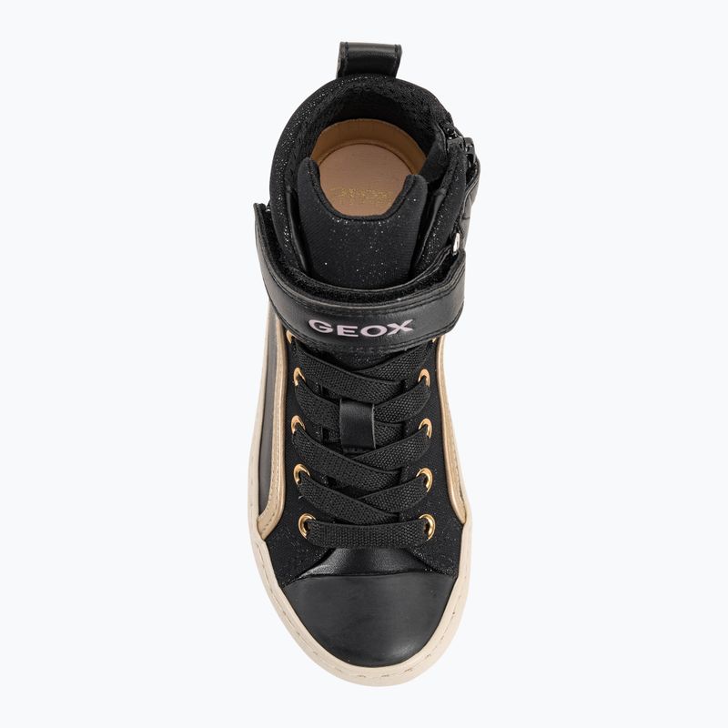 Geox Kalispera schwarz/dunkelrosa Kinderschuhe