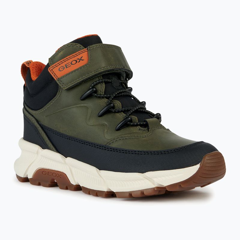 Schuhe Kinder Geox Flexyper Plus military/orange 8