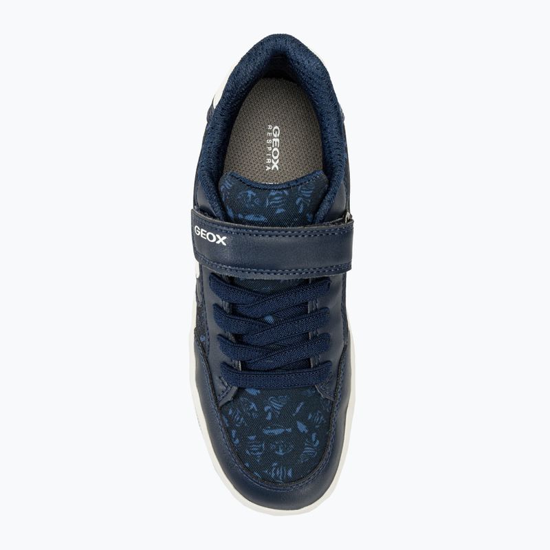 Geox Arzach ozeanblau/dunkelweiß Junior Schuhe 6