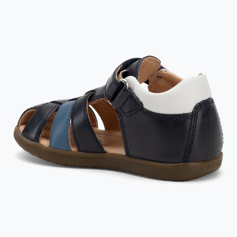 Sandalen Kinder Geox Macchia navy/light blue 3