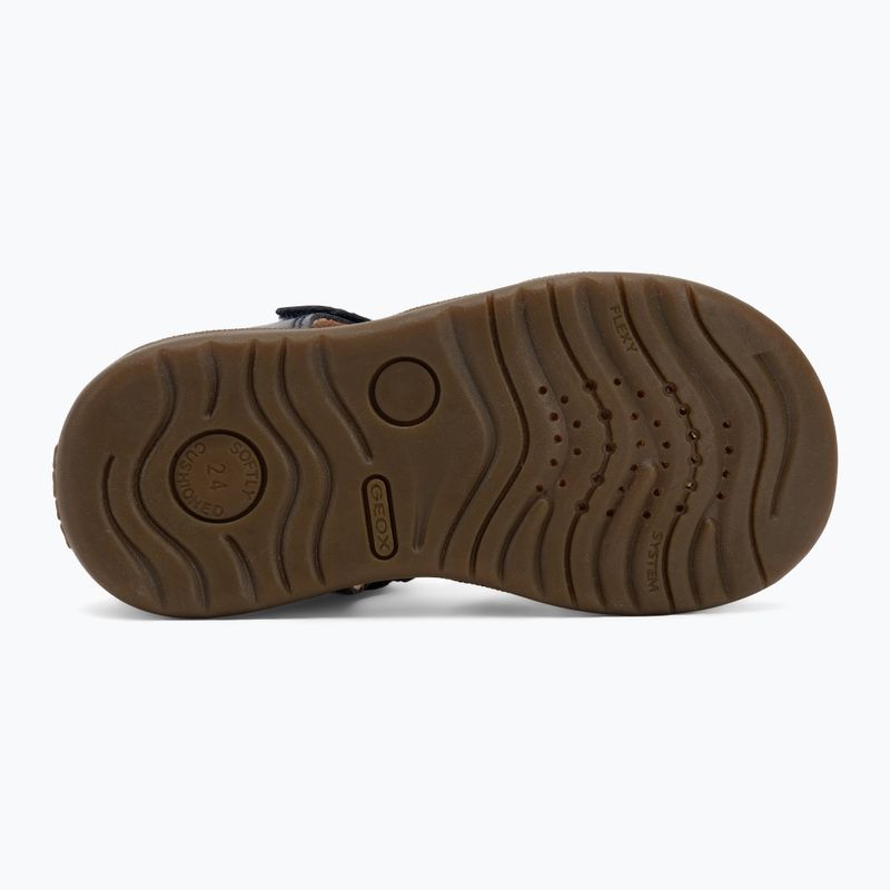 Sandalen Kinder Geox Macchia navy/light blue 4