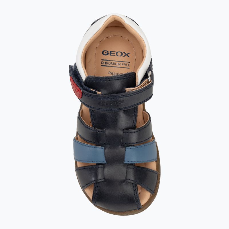 Sandalen Kinder Geox Macchia navy/light blue 5