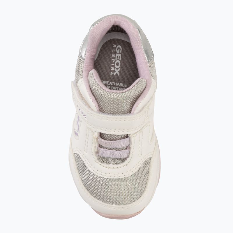 Geox Rishon weiß / rosa Kinderschuhe