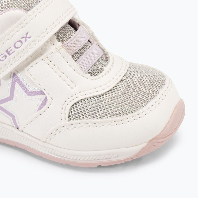 Geox Rishon weiß / rosa Kinderschuhe