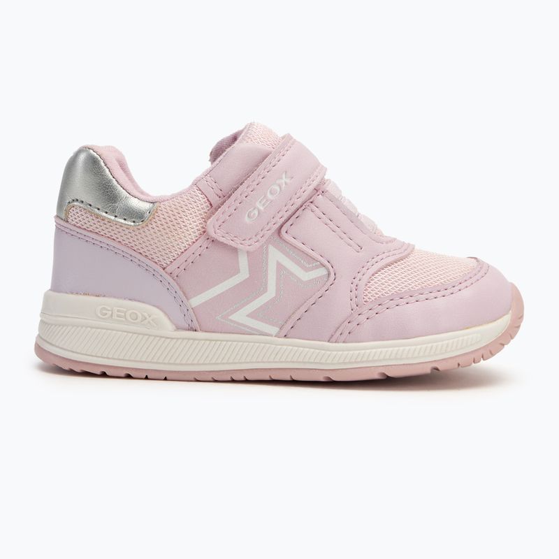 Geox Rishon rosa / silber Kinderschuhe 2