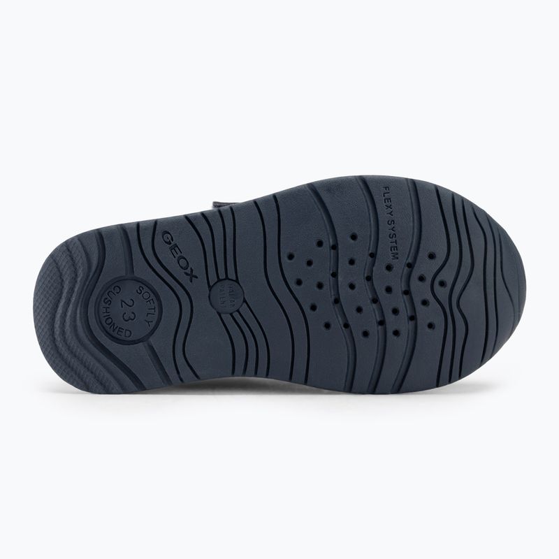 Geox Rishon nylon navy / gelb Kinderschuhe