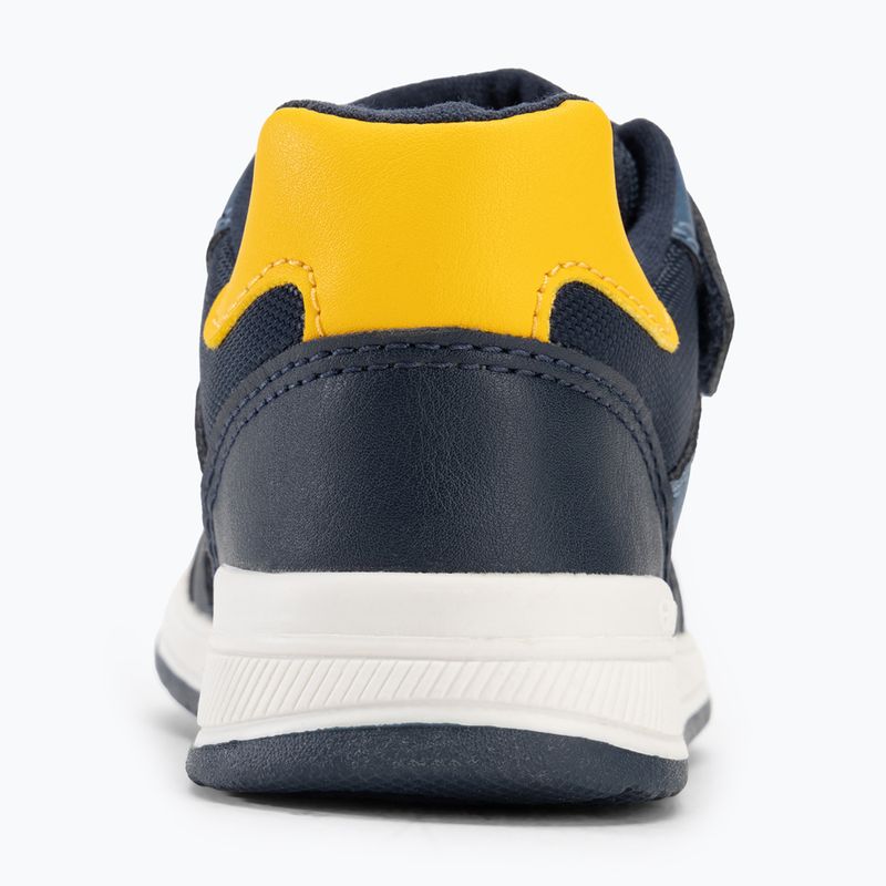 Geox Rishon nylon navy / gelb Kinderschuhe