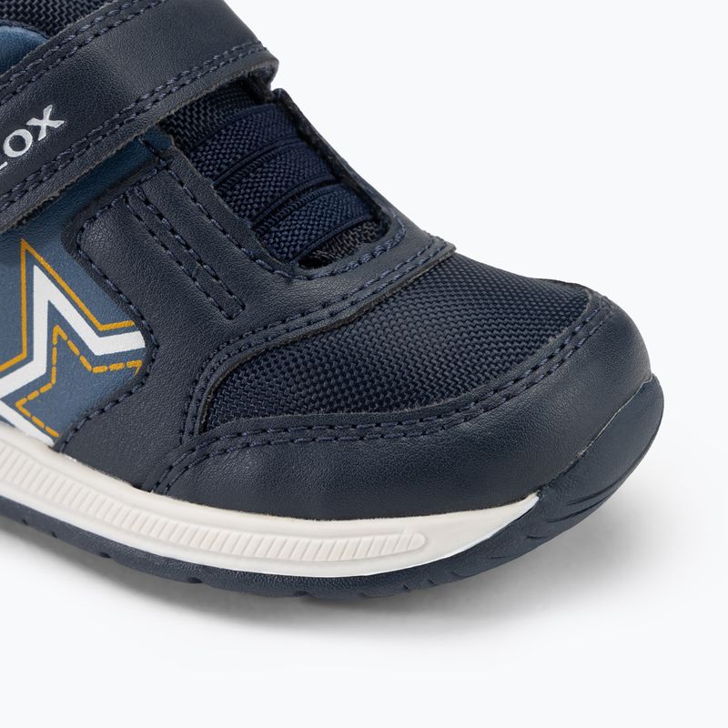 Geox Rishon nylon navy / gelb Kinderschuhe