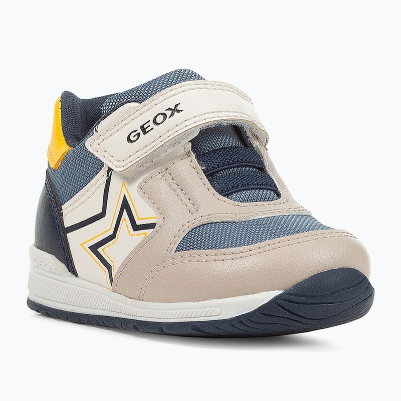 Geox Rishon beige / navy Kinderschuhe 8