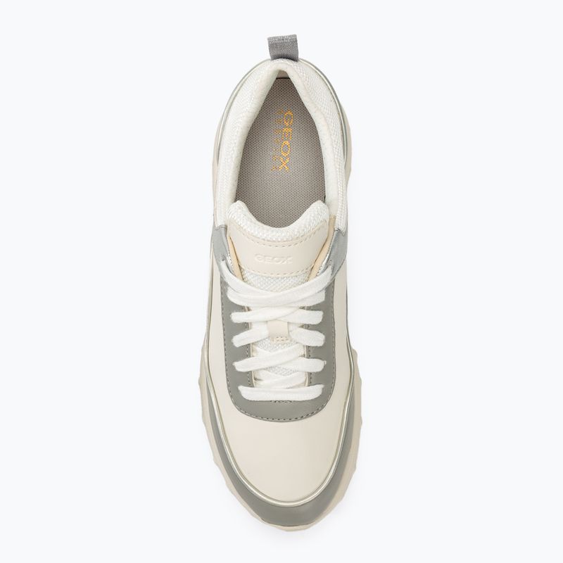Geox Damen Schuhe Alleniee grau/optic weiß 6